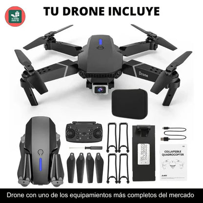 🛸 DRON 4K DUAL CAM | + ¡Audífonos De REGALO! 🎧