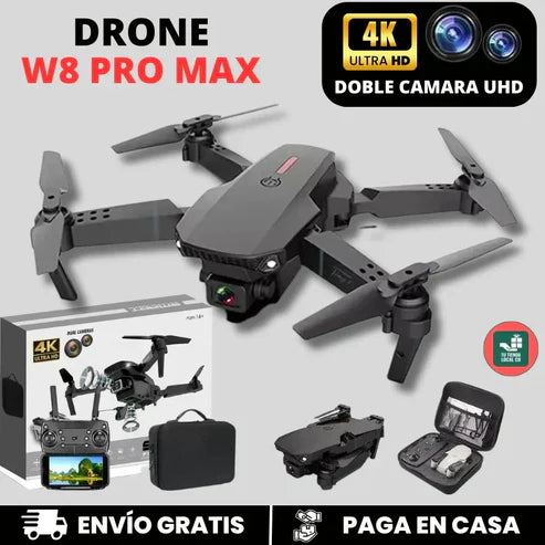 🛸 DRON 4K DUAL CAM | + ¡Audífonos De REGALO! 🎧
