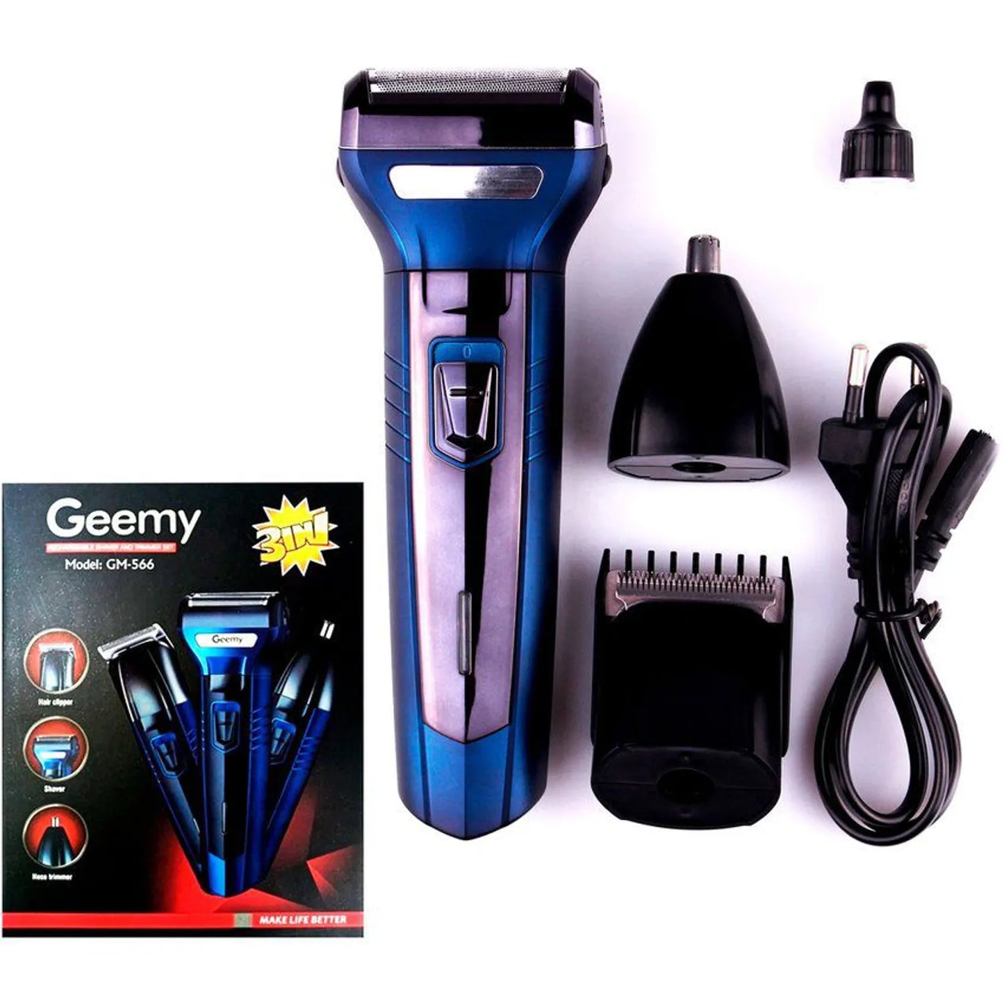 🧔Rasuradora 3 EN 1 | Afeita, recorta y perfila con precisión