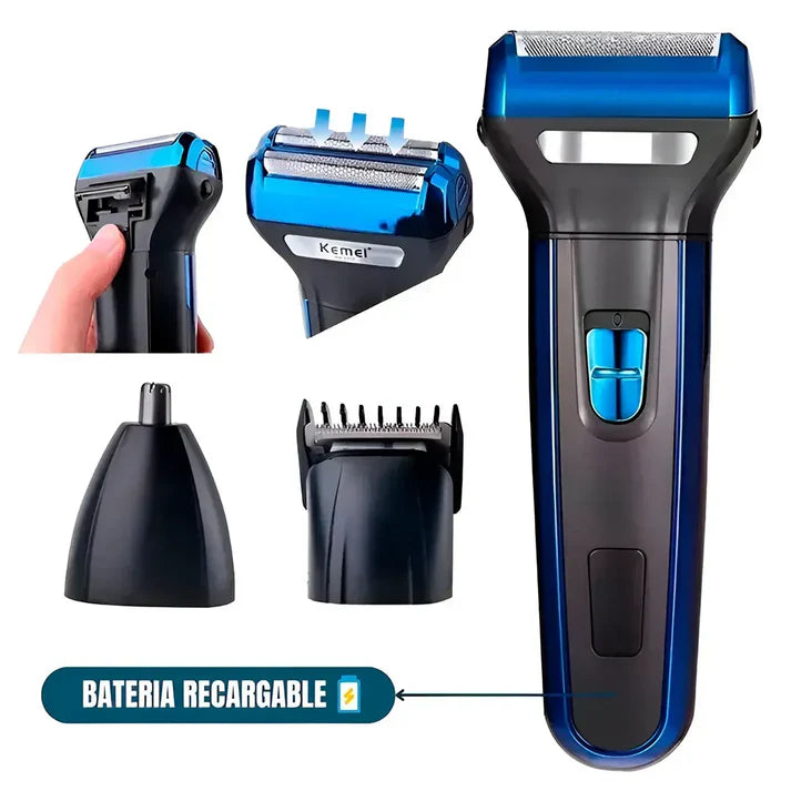 🧔Rasuradora 3 EN 1 | Afeita, recorta y perfila con precisión